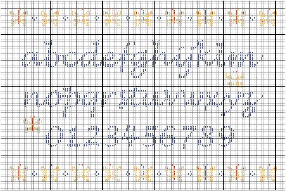 grille point de croix alphabet minuscule