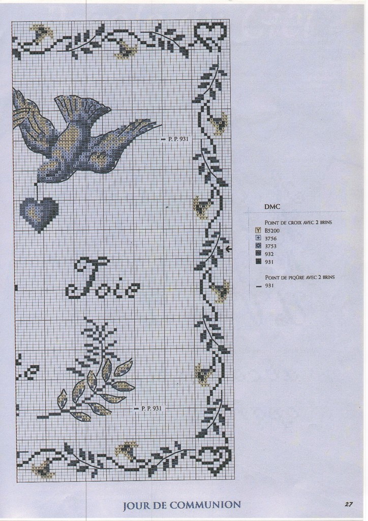 motif point de croix religieux