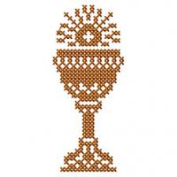 motif point de croix religieux