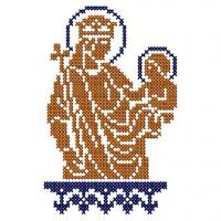 motif point de croix religieux