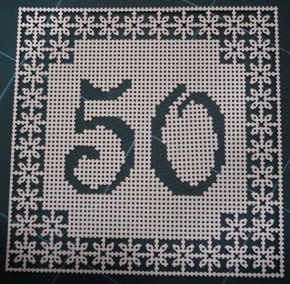 point de croix chiffre