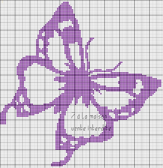 point de croix gratuit papillon