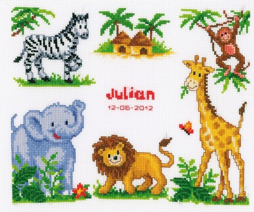 point de croix jungle gratuit