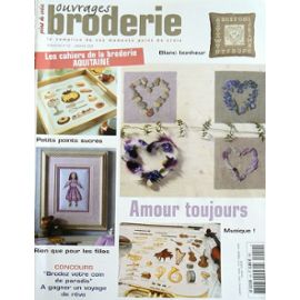point de croix ouvrages broderie