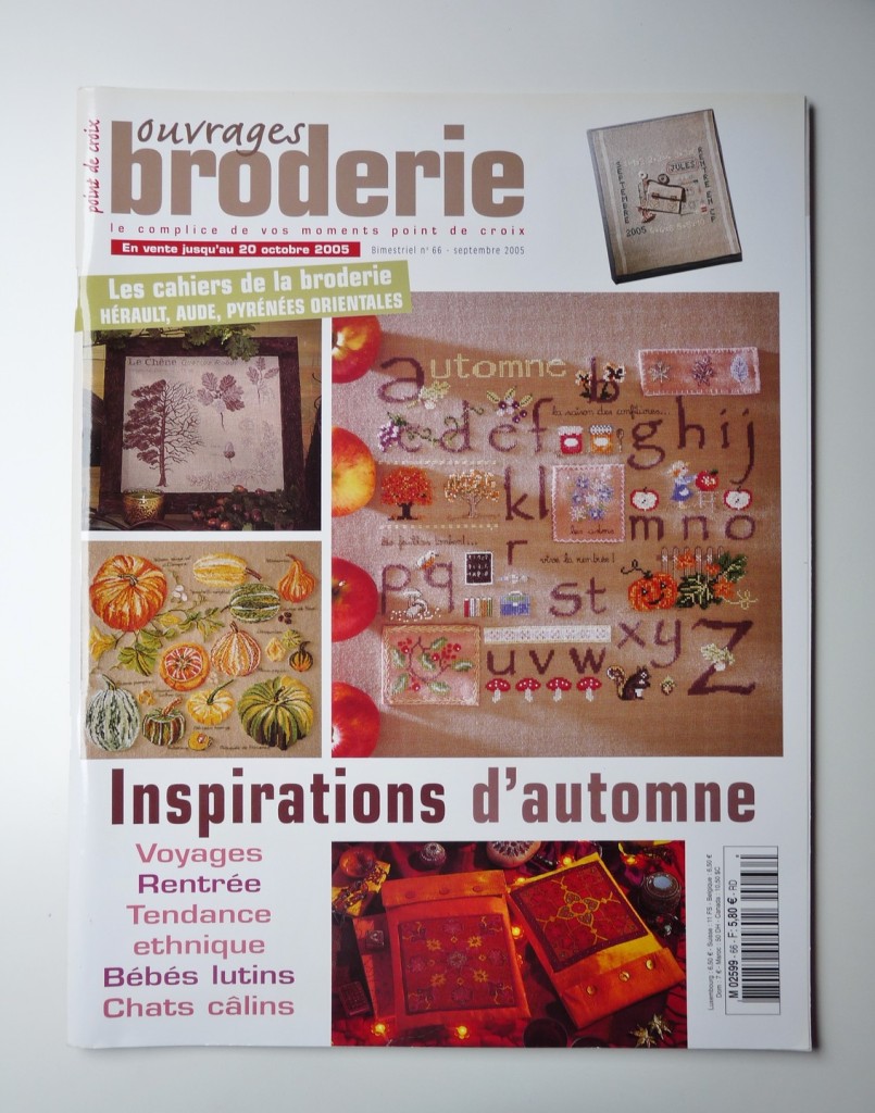 point de croix ouvrages broderie