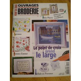 point de croix ouvrages broderie
