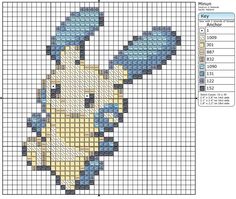 point de croix pokemon