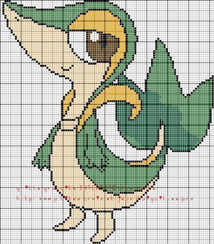 point de croix pokemon
