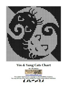 point de croix ying yang