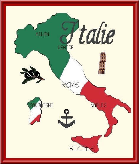 point de croix italie