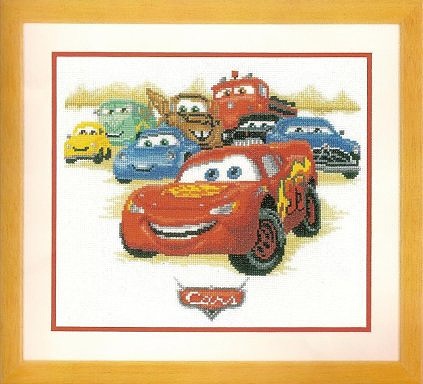 grille point de croix cars
