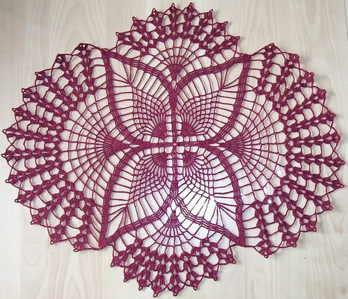 point de croix au crochet