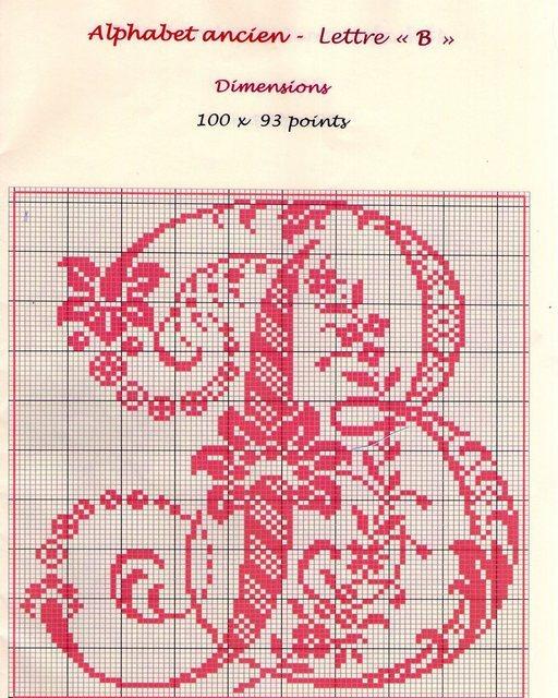 point de croix au crochet
