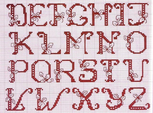 point de croix au crochet