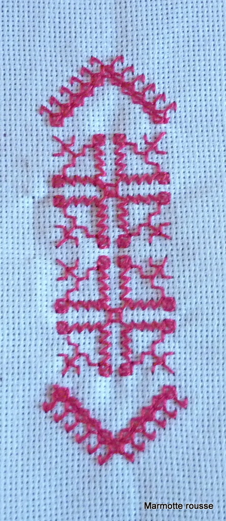 point de croix reversible