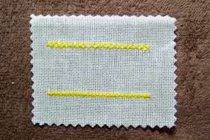 point de croix reversible