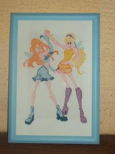 point de croix winx gratuit
