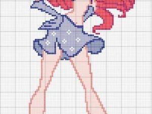 point de croix winx gratuit