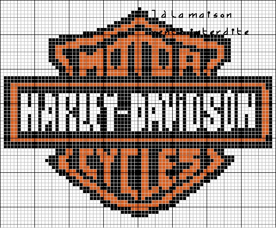 point de croix harley davidson