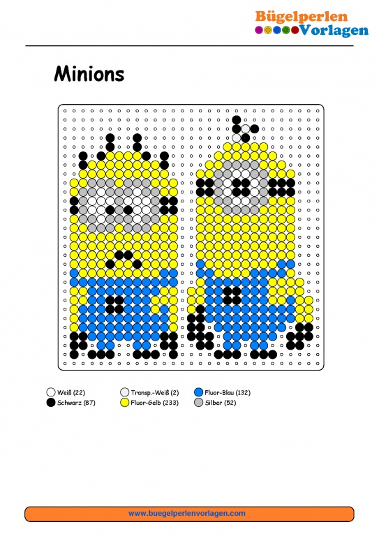 point de croix les minions
