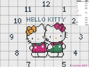 grille point de croix hello kitty gratuite a imprimer