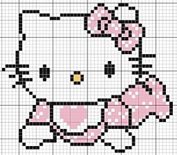 grille point de croix hello kitty gratuite a imprimer