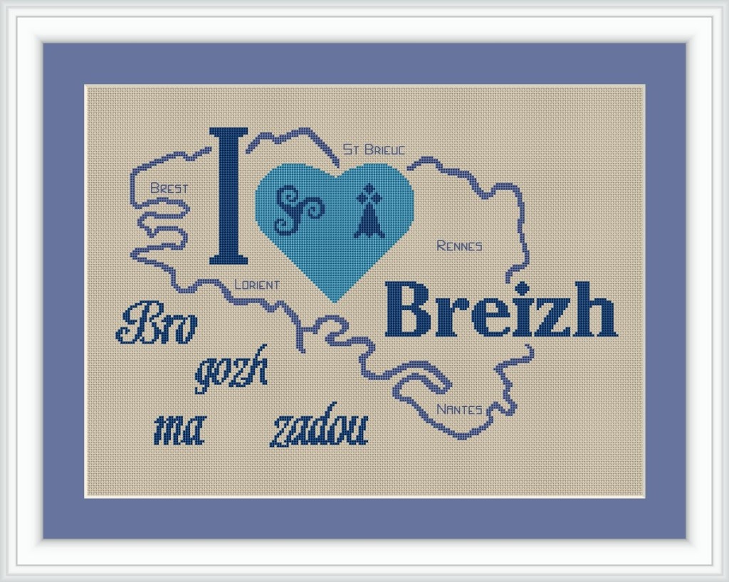 grille point de croix bretagne gratuite