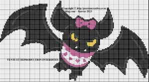 grille point de croix monster high