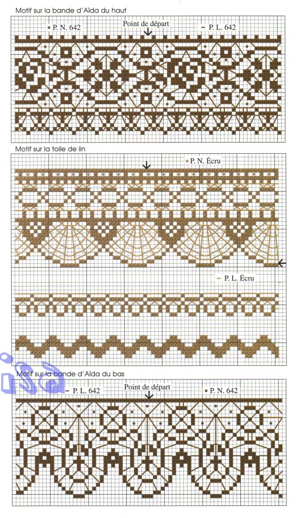motif point de croix gratuit a imprimer