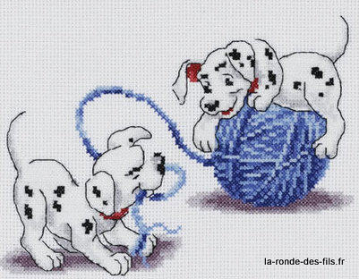 point de croix 101 dalmatiens