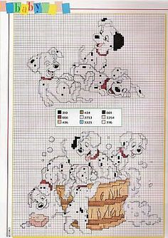 point de croix 101 dalmatiens