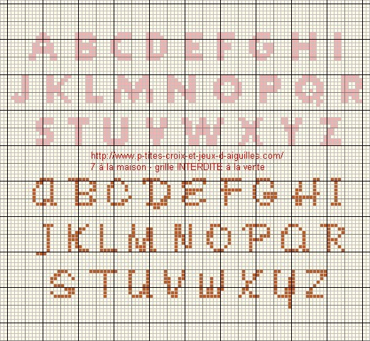 point de croix ecriture disney
