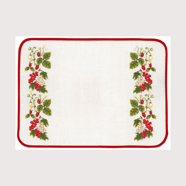 point de croix nappe de table
