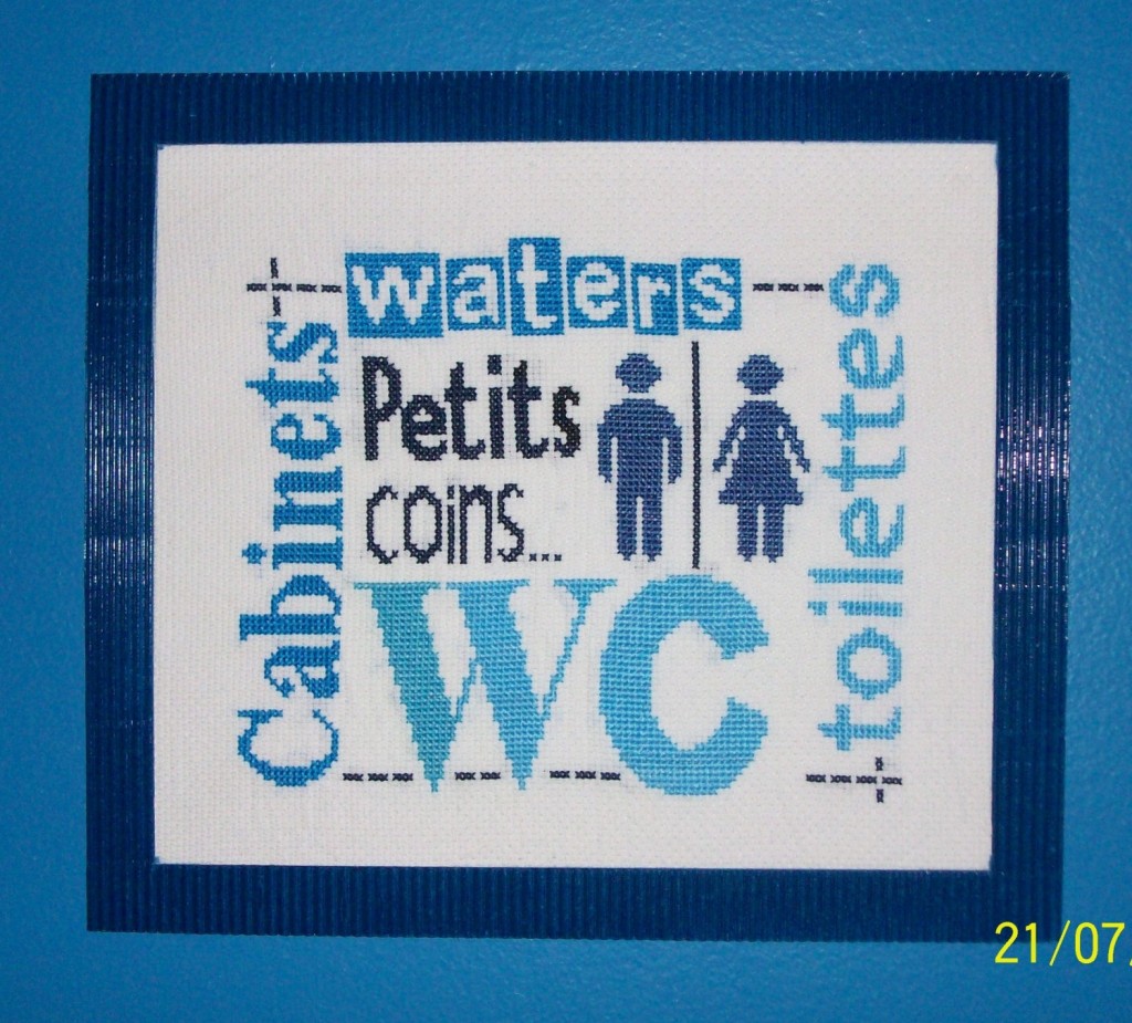 point de croix wc