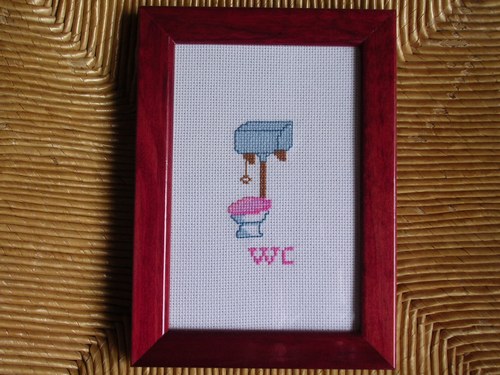 point de croix wc