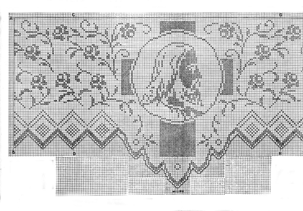 grille point de croix religieux